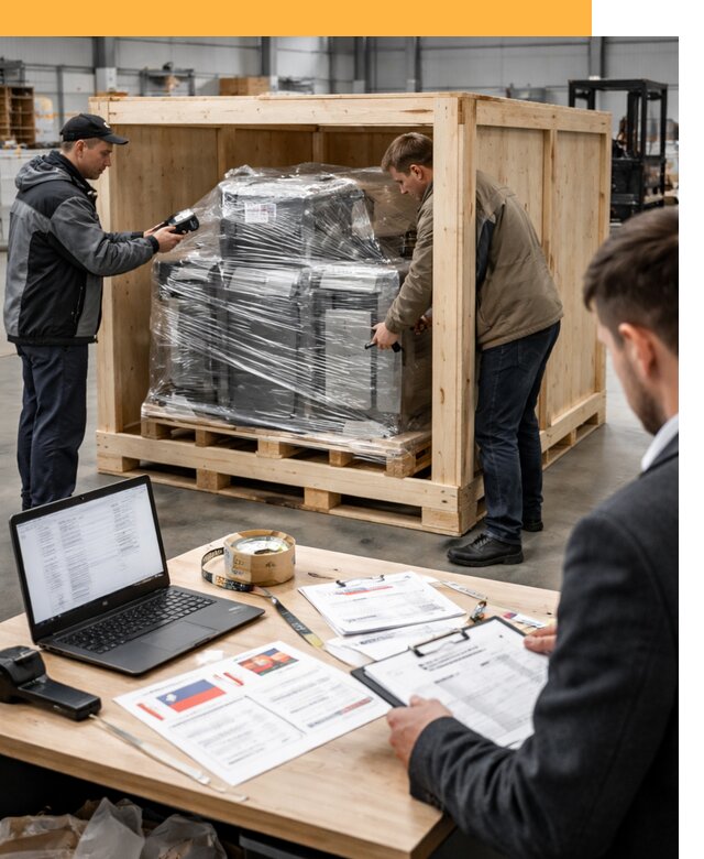 Доставка промышленного оборудования из США от 67301 руб