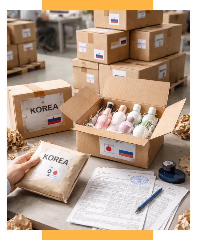 Доставка косметики из Кореи от 8801 р. под ключ | СетСервис-Мчр