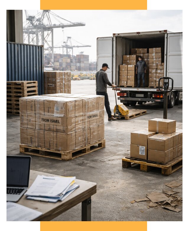 Доставка грузов из Израиля от 15531 р., логистика от СетСервис-Мчр