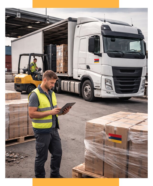 Автоперевозки из Армении от 98363 р. — услуги СетСервис-Мчр