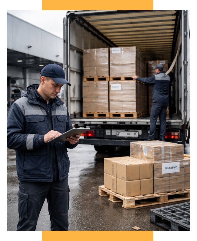 Доставка грузов из Беларуси от 15531 р. логистика СетСервис-Мчр