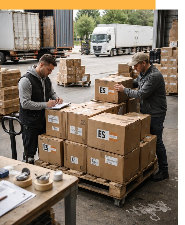 Доставка грузов в Испанию автотранспортом от 36239 руб