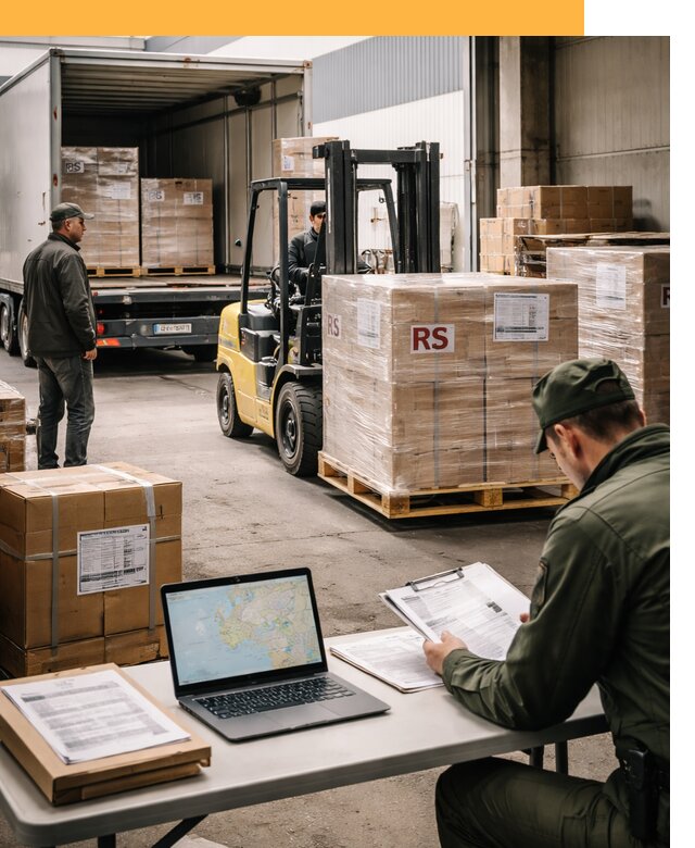 Доставка грузов в Сербию от 46593 руб, международные перевозки