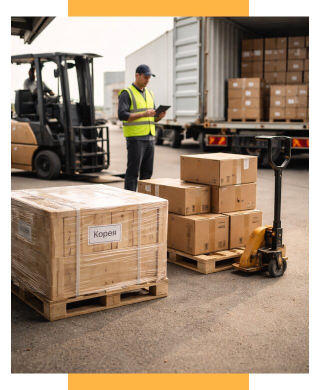 Доставка грузов в Корею из России от 36239 р. | СетСервис-Мчр
