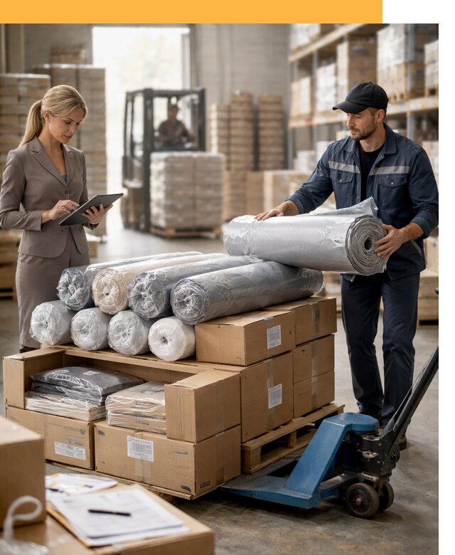 Перевозка текстиля по миру от 15531 руб. с таможней и страхованием