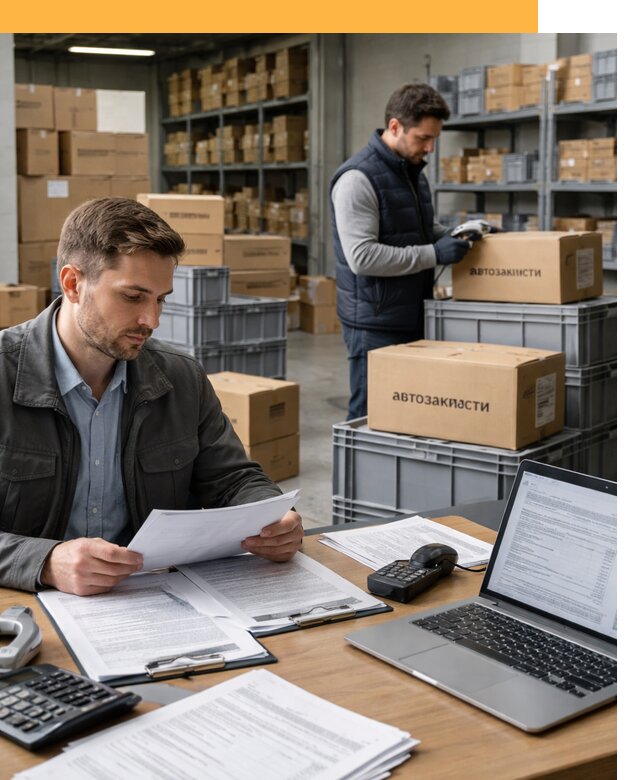 Таможенное оформление автозапчастей по выгодным тарифам от 8801