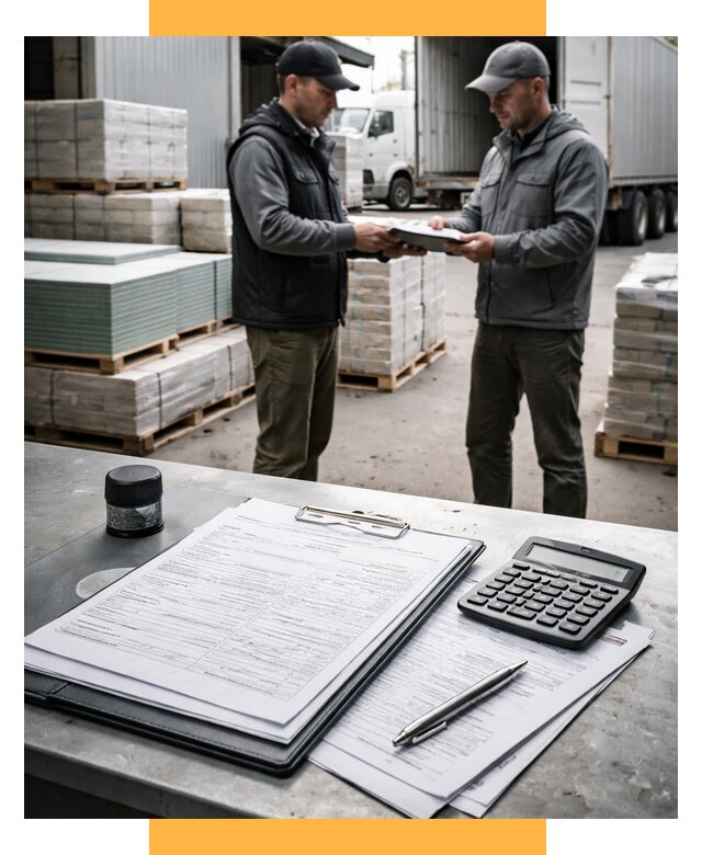 Таможенное оформление стройматериалов от 8801 р. | СетСервис-Мчр