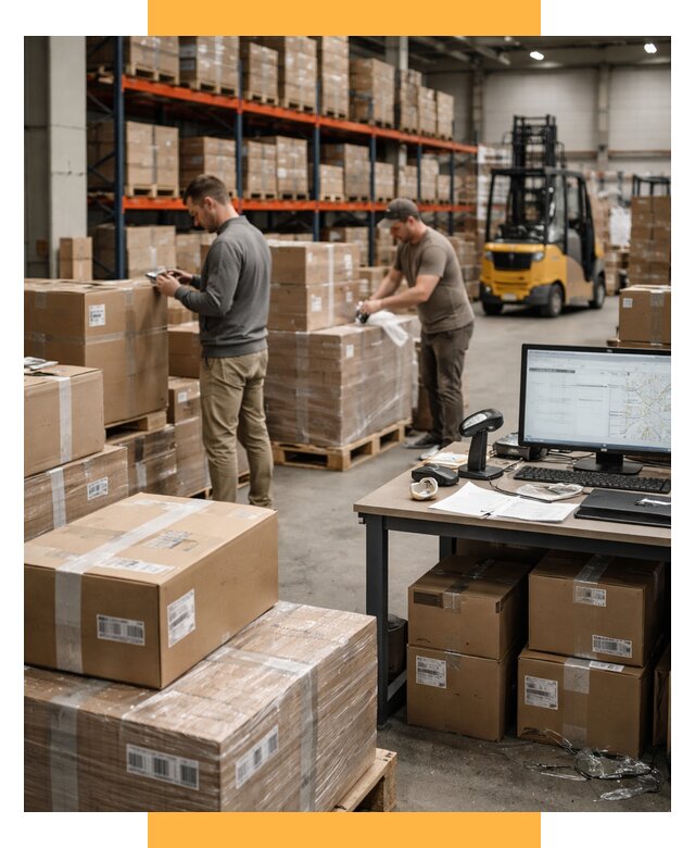 Склад консолидации в Европе от 6730 р., услуги СетСервис-Мчр